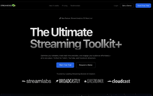 Screenshot of Modern Saas Website