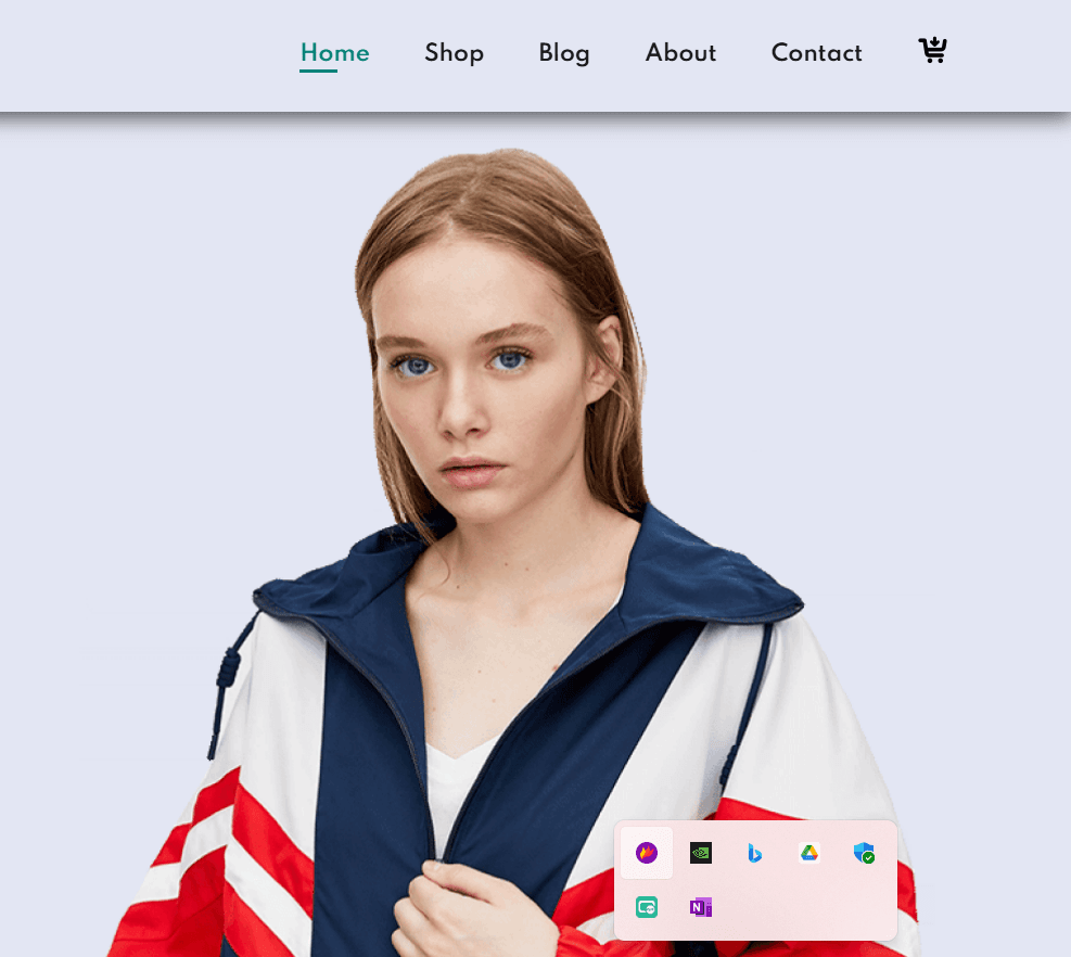 Screenshot of E-ecommerce Website