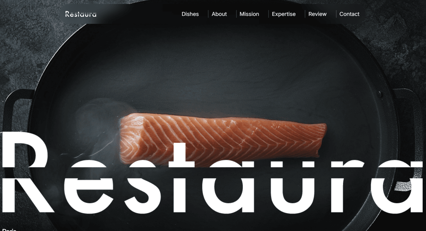 Screenshot of Restaura